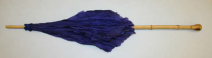 Parasol, silk, probably American
