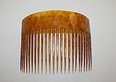 Comb, tortoiseshell, American or European