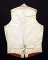 Wedding vest, silk, American