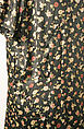 Afternoon dress, House of Patou (French, founded 1914), (a) silk
(b) leather, French