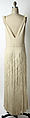 Evening dress, Mainbocher (French and American, founded 1930), silk, French