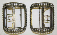 Shoe buckles, steel, European