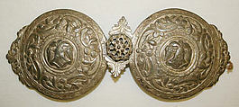 Belt buckle, metal, European