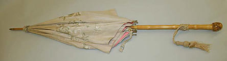Parasol, silk, American