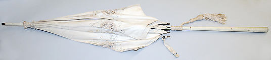 Parasol, linen, American