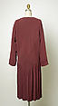 Dress, House of Vionnet (French, active 1912–14; 1918–39), silk, French