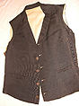 Wedding suit, (a) Byram & Son (American), (a, c) wool
(b) silk, cotton, American