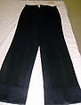 Wedding suit, (a) Byram & Son (American), (a, c) wool
(b) silk, cotton, American