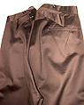 Wedding suit, (a) Byram & Son (American), (a, c) wool
(b) silk, cotton, American