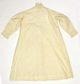 Nightgown, cotton, American