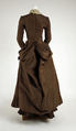 Wedding dress, silk, American