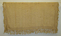 Shawl, silk, American or European