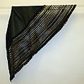 Stole, silk, American or European