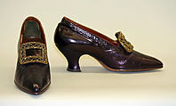 Slippers, B. Altman & Co. (American, 1865–1990), leather, American