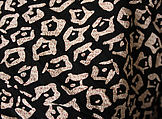 Ensemble, Edward Molyneux (French (born England), London 1891–1974 Monte Carlo), (a-c) silk (?)
(d) leather, French