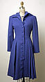 Coat, Nettie Rosenstein, Inc. (American, 1916–1961), wool, American
