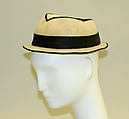 Hat, Sally Victor (American, 1905–1977), wool, American