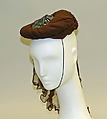 Dinner hat, Madame Agnès (French, founded 1917), [no medium available], French