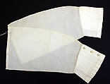 Undersleeves, cotton, American or European
