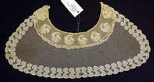 Neckpiece, cotton, American or European