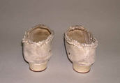 Pumps, leather, French