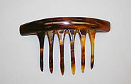 Comb, tortoiseshell (?), American or European