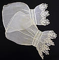 Undersleeves, cotton, American or European