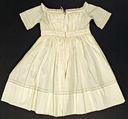 Dress, cotton, probably American