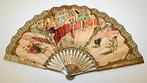Fan, paper, wood, Spanish