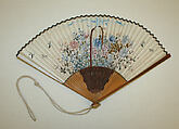 Fan, bamboo, paper, Cuban