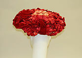 Hat, silk, metal, American