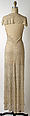 Evening dress, Sophie Gimbel (American, Houston, Texas 1898–1981 New York), silk, crystal beads, American