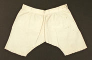 Drawers, cotton, American