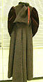 Coat, wool, silk, Persian lamb, American