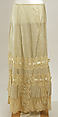 Petticoat, silk, American