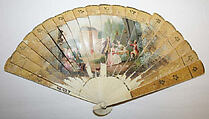 Fan, plastic (cellulose nitrate), American