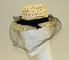 Hat, Lilly Daché (American (born France), Bègles 1898–1989 Louvecienne), [no medium available], American