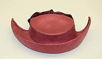 Hat, Hattie Carnegie, Inc. (American, 1918–1965), straw, American