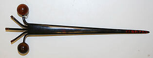 Hairpin, tortoiseshell, American or European