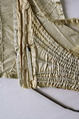 Corset, silk, metal, baleen, probably French