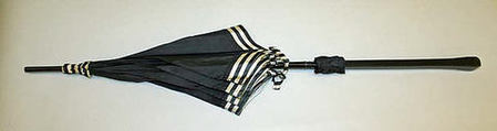 Parasol, silk, American