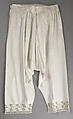 Drawers, cotton, American