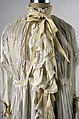 Nightgown, cotton, silk, American