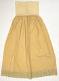 Petticoat, wool, silk, American