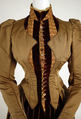 Dress, silk, American