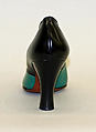 Pumps, Morris Wolock & Co., leather, American