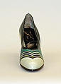 Pumps, Morris Wolock & Co., leather, American