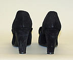 Pumps, Fox Shoe Manufacturing Corp., leather, rayon, plastic, American