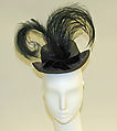 Hat, Lilly Daché (American (born France), Bègles 1898–1989 Louvecienne), silk, American