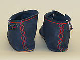 Slippers, leather, American